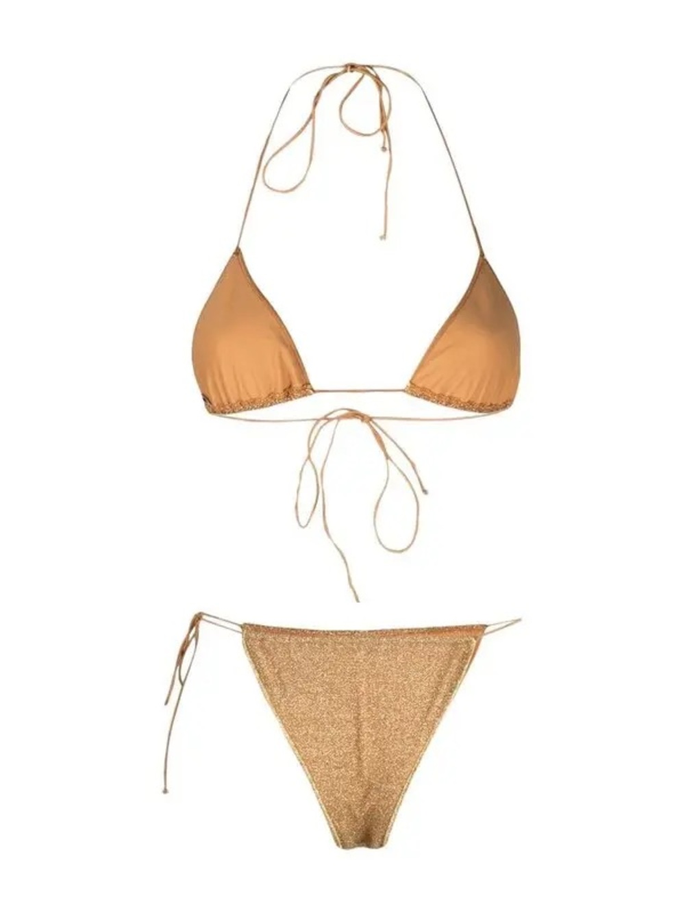 OSEREE 
Glitter Lurex Bikini Set